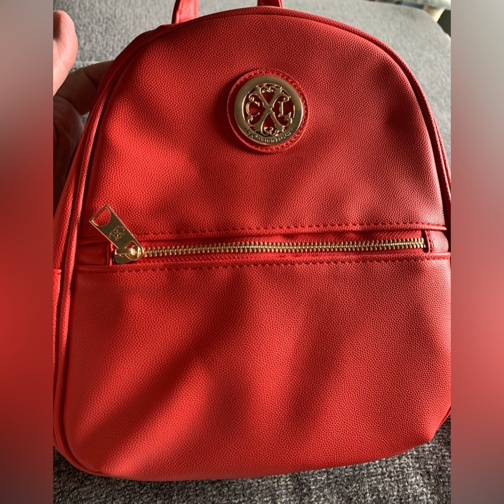 CXL by Christian Lacroix Pine Caviar Mini Backpack – Red NWT 🌴